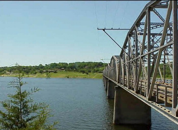 Theodosia Bridge on Bull Shoals Lake